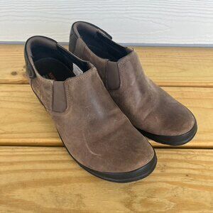 ** Merrell Veranda Leather Slip On Cloudy Brown Sz 9.5